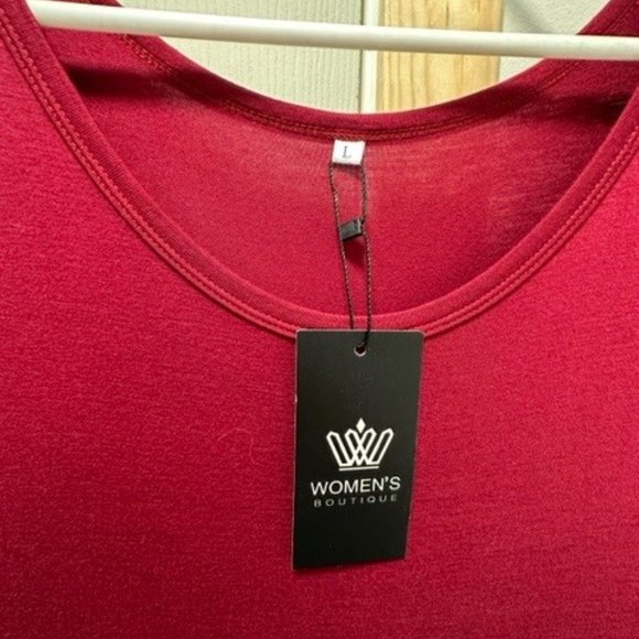 Maroon Maxi Dress - Picture 3 of 6